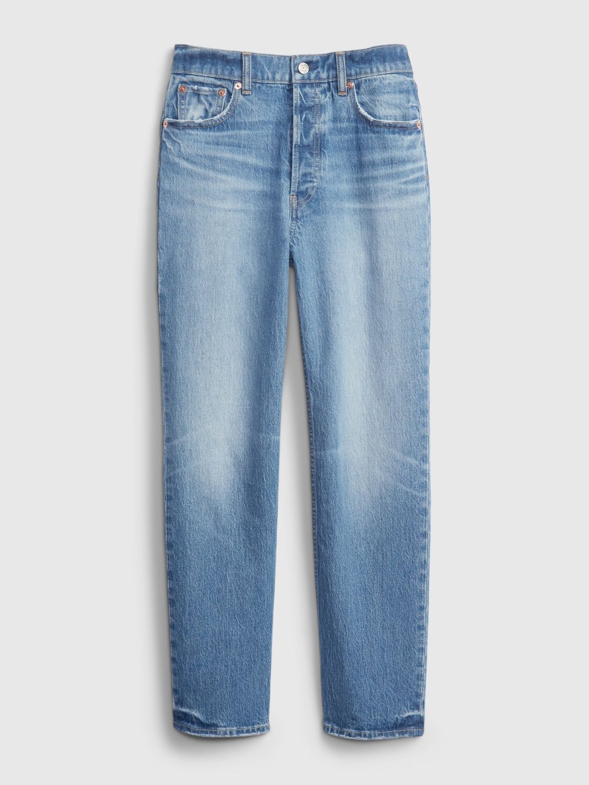 Μπλε High Rise Cheeky Straight Τζιν Washwell-703551000