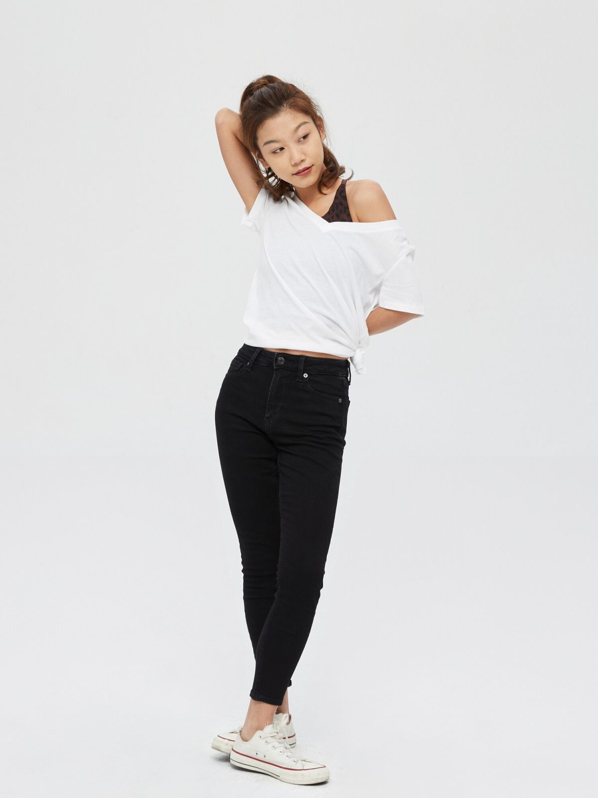 Μαύρο High Rise Universal Jegging Παντελόνι-619230000