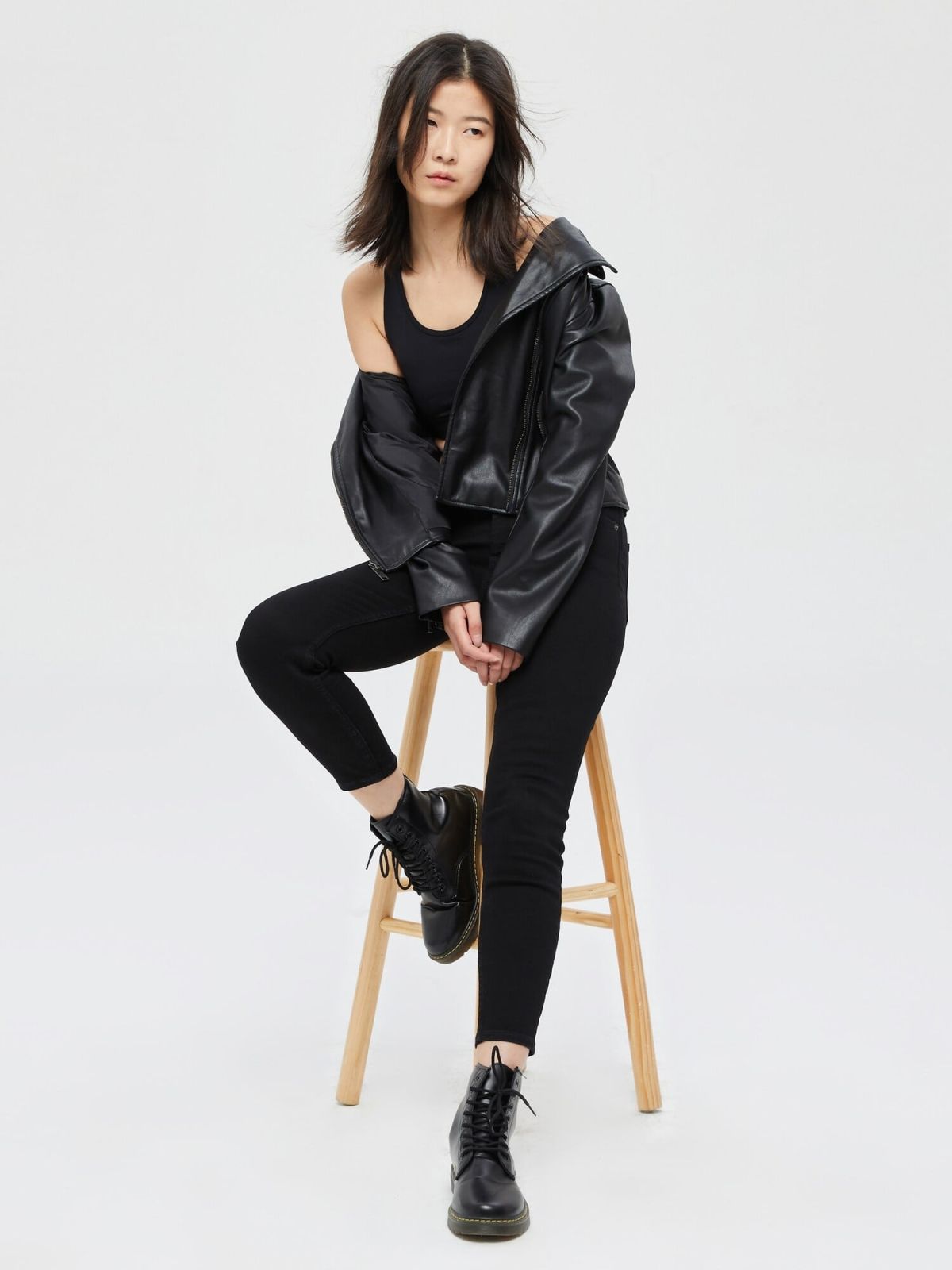 Μαύρο High Rise Universal Jegging Παντελόνι-619230000