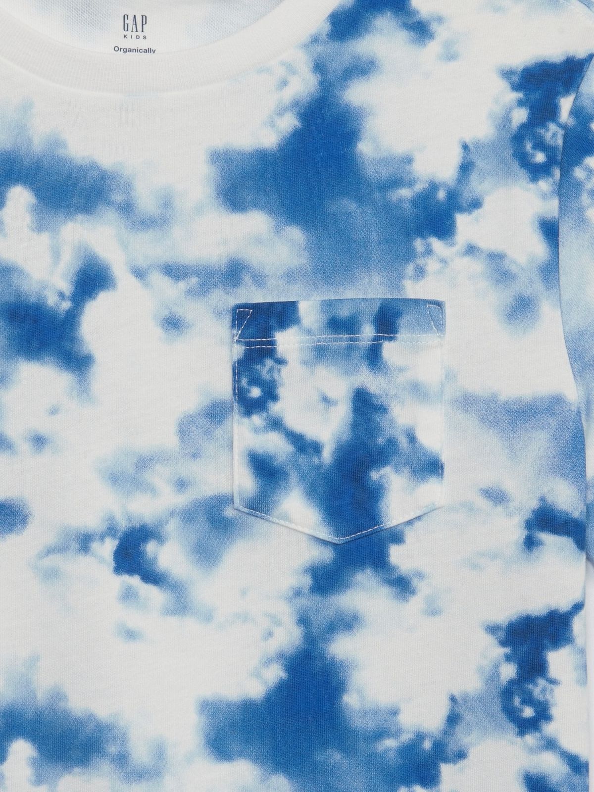 Μπλε Παιδική Pocket Μπλούζα από 100% Οργανικό Βαμβάκι-825521012