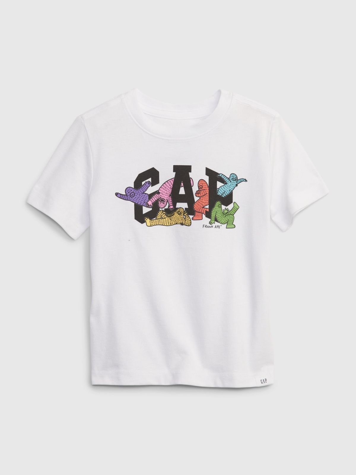 Άσπρη Gap x Frank Ape Νηπιακή Graphic Μπλούζα-821545002