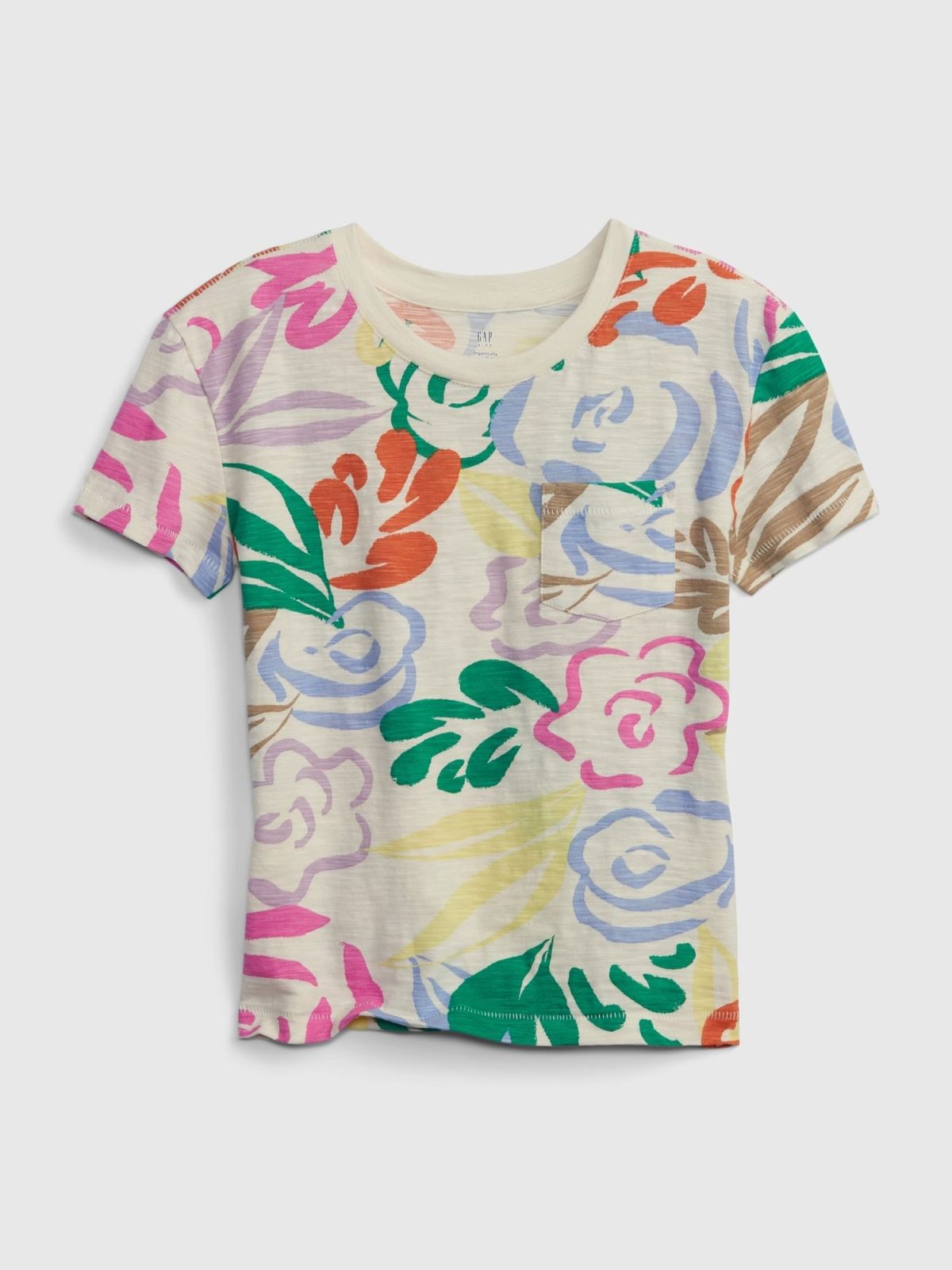Kids Organic Cotton Boxy Pocket T-Shirt-793074002