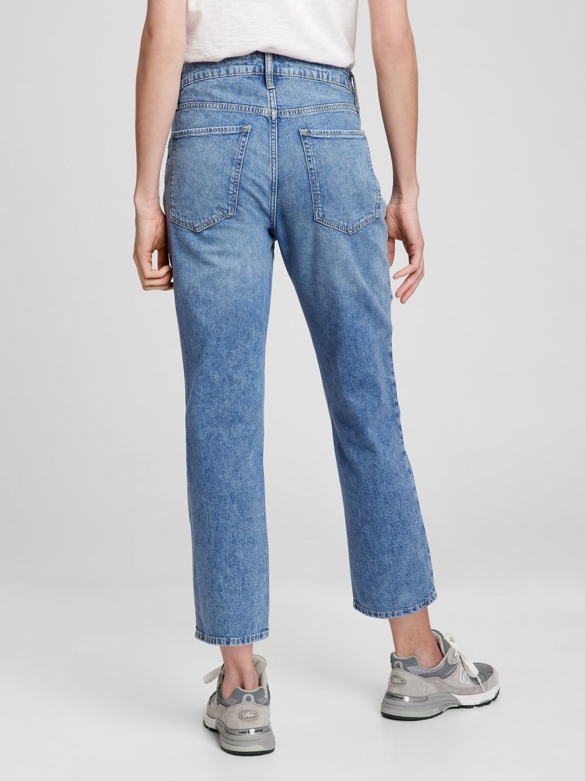Mid Rise Distressed Universal Slim Boyfriend Τζιν Washwell-831965000