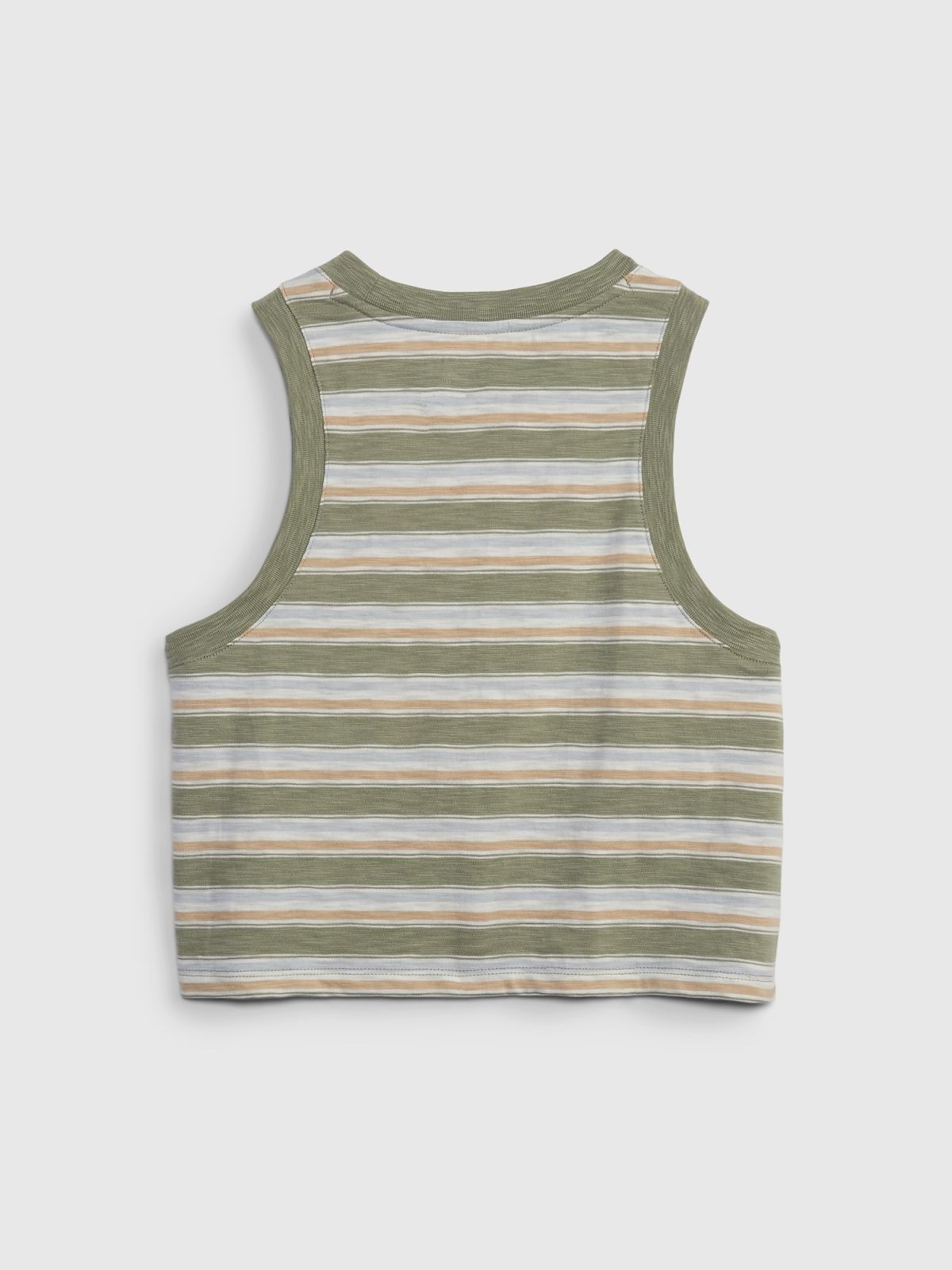 Πράσινη Teen 100% Οργανικό Βαμβάκι Αμάνικη Μπλούζα-796183006