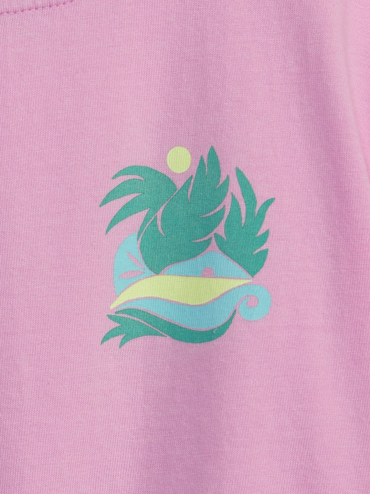 Ροζ Gap × Bailey Elder Νηπιακό 100% Οργανικό Βαμβάκι Relaxed Graphic Μπλούζα-867374000