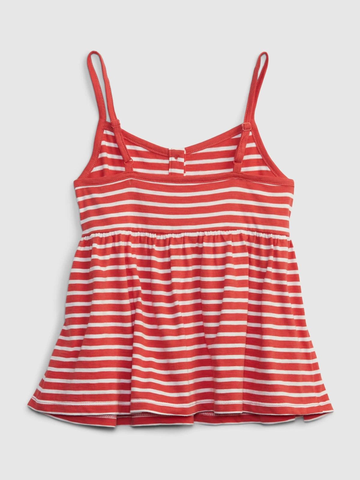 Κόκκινη Παιδική Peplum Αμάνικη Μπλούζα-853053001