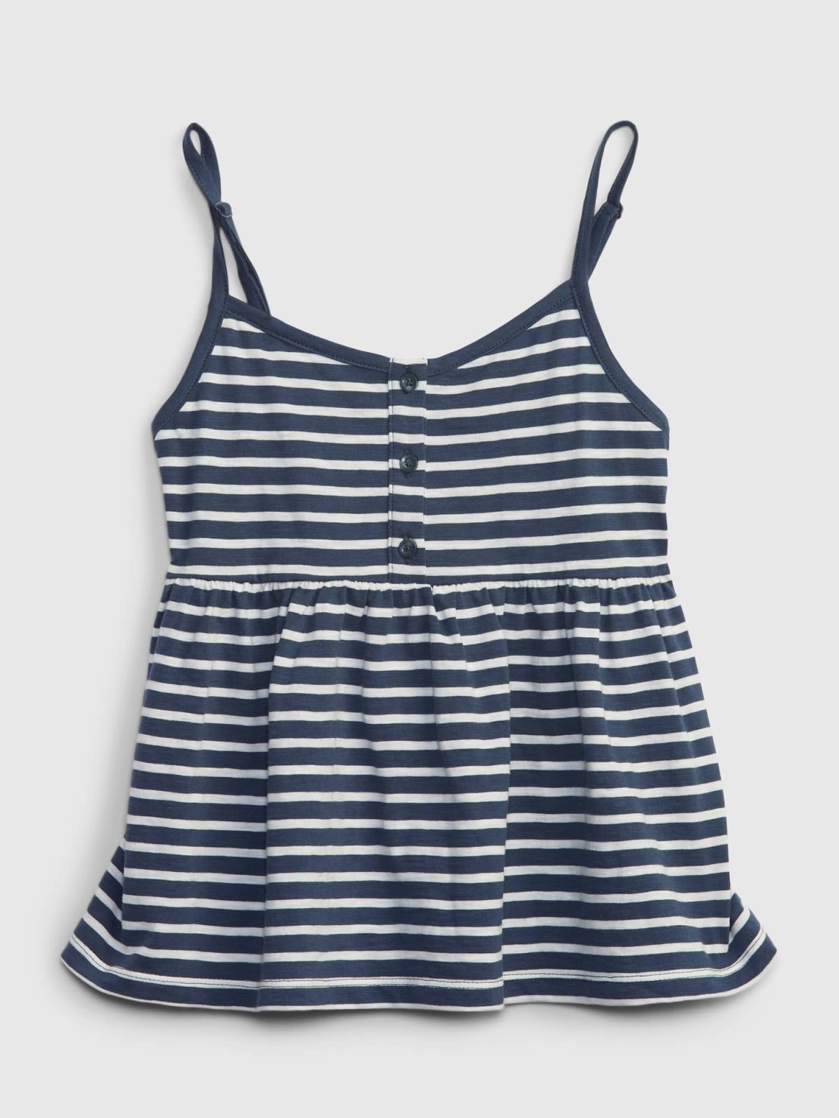 Μπλε Παιδική Peplum Αμάνικη Μπλούζα-853053000