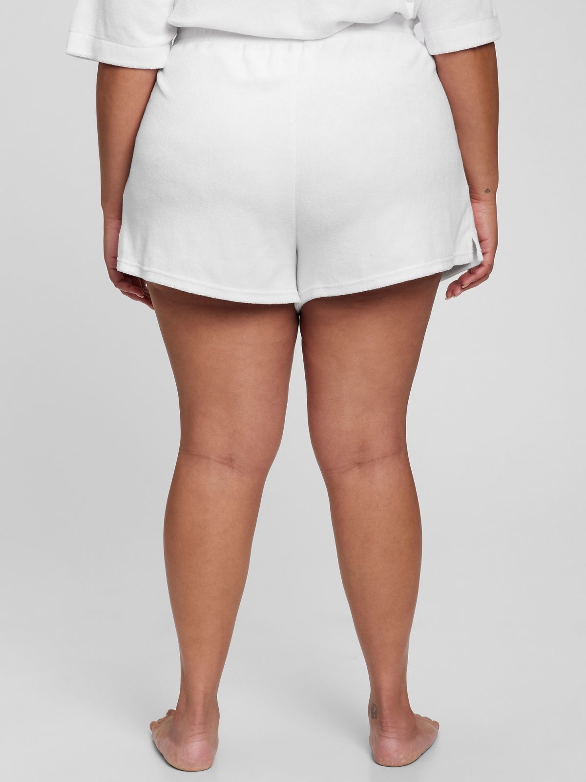 Άσπρο Πετσετέ Easy Pull-On Σορτς-866978002