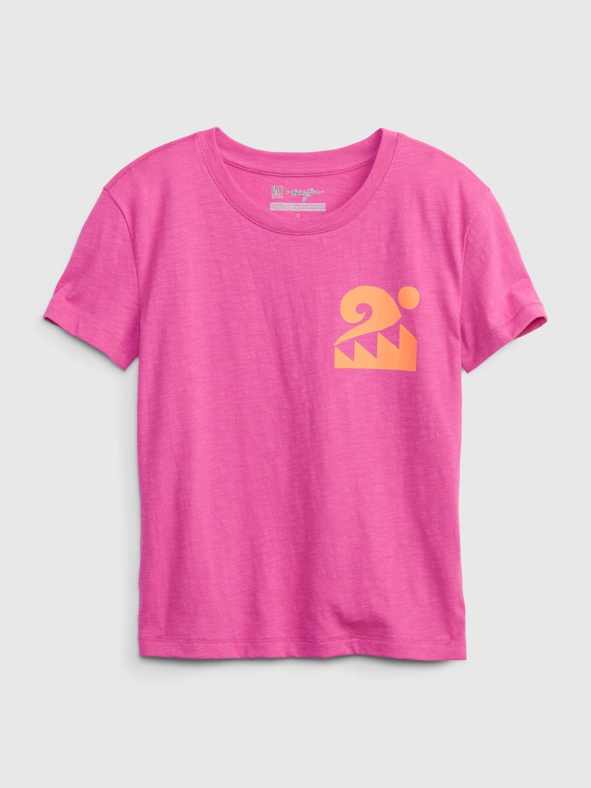Ροζ Gap × Bailey Elder Kids 100% Οργανικό Βαμβάκι Graphic Μπλούζα-853061002