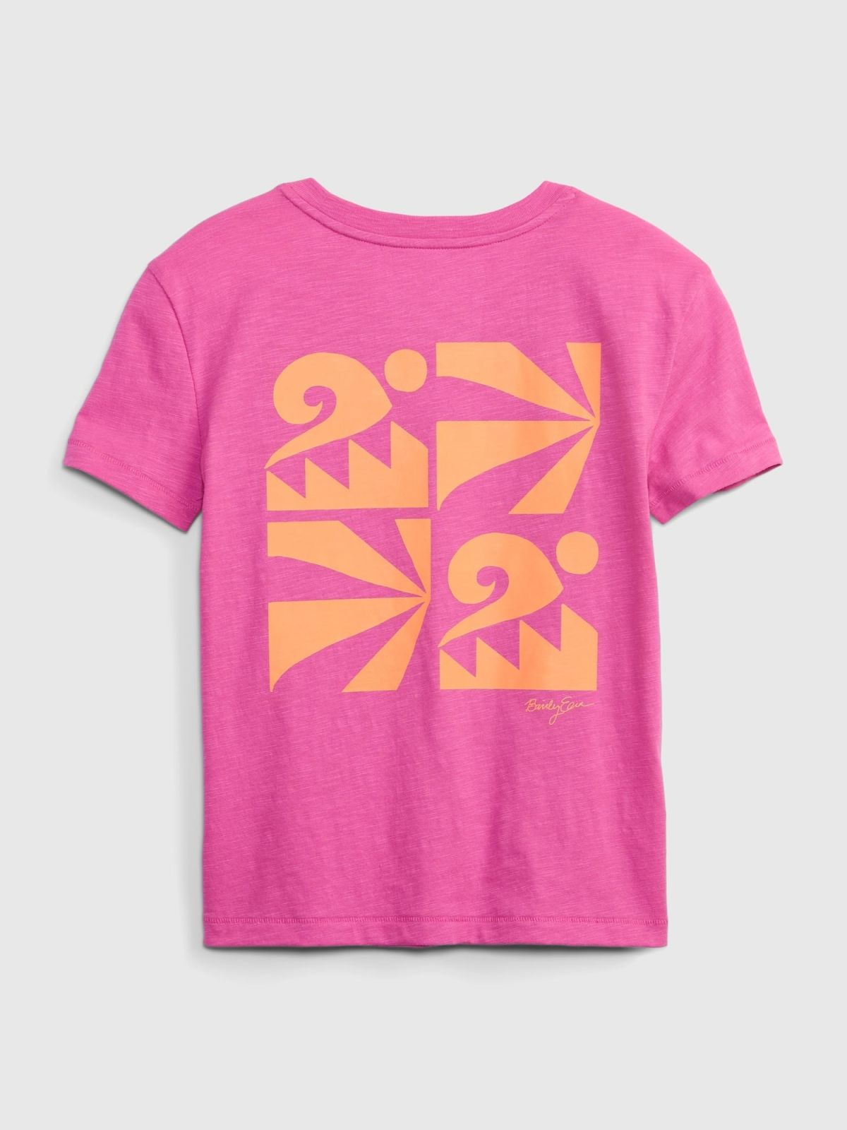Ροζ Gap × Bailey Elder Kids 100% Οργανικό Βαμβάκι Graphic Μπλούζα-853061002
