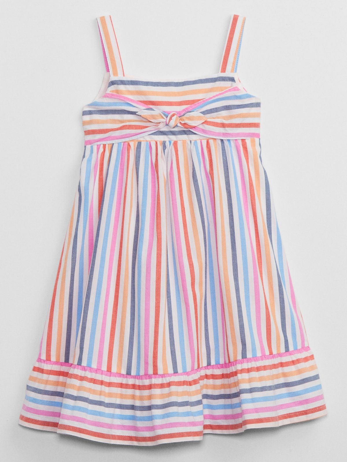 Multi Νηπιακό Bow-Knot Ριγέ Φόρεμα-871913000