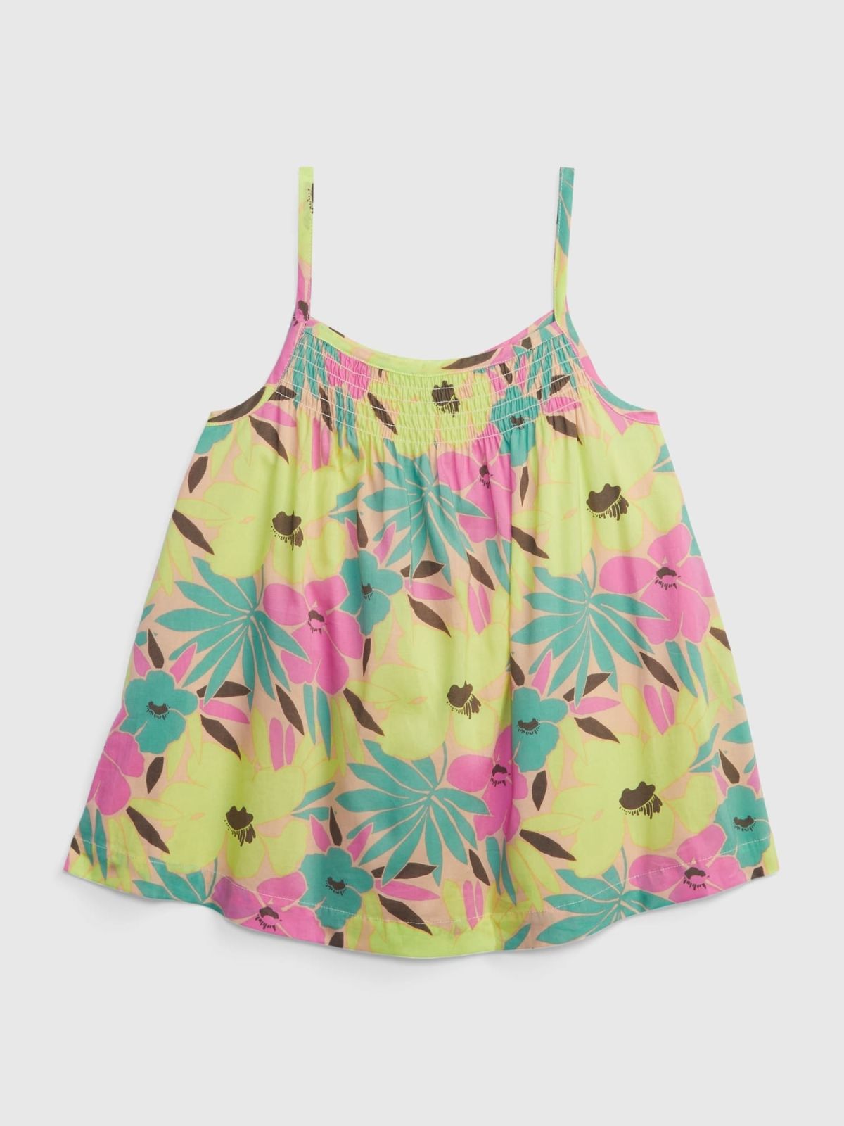 Multi Παιδική Smocked Strappy Αμάνικη Μπλούζα-861627001