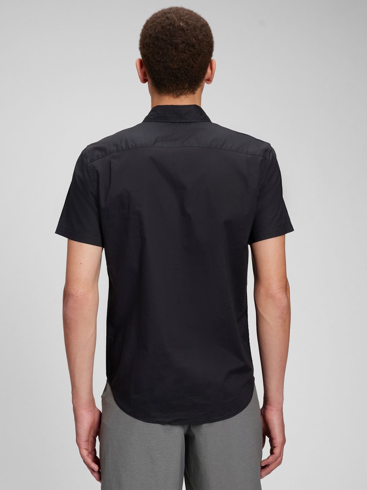 Stretch Poplin Shirt in Slim Fit-856611004