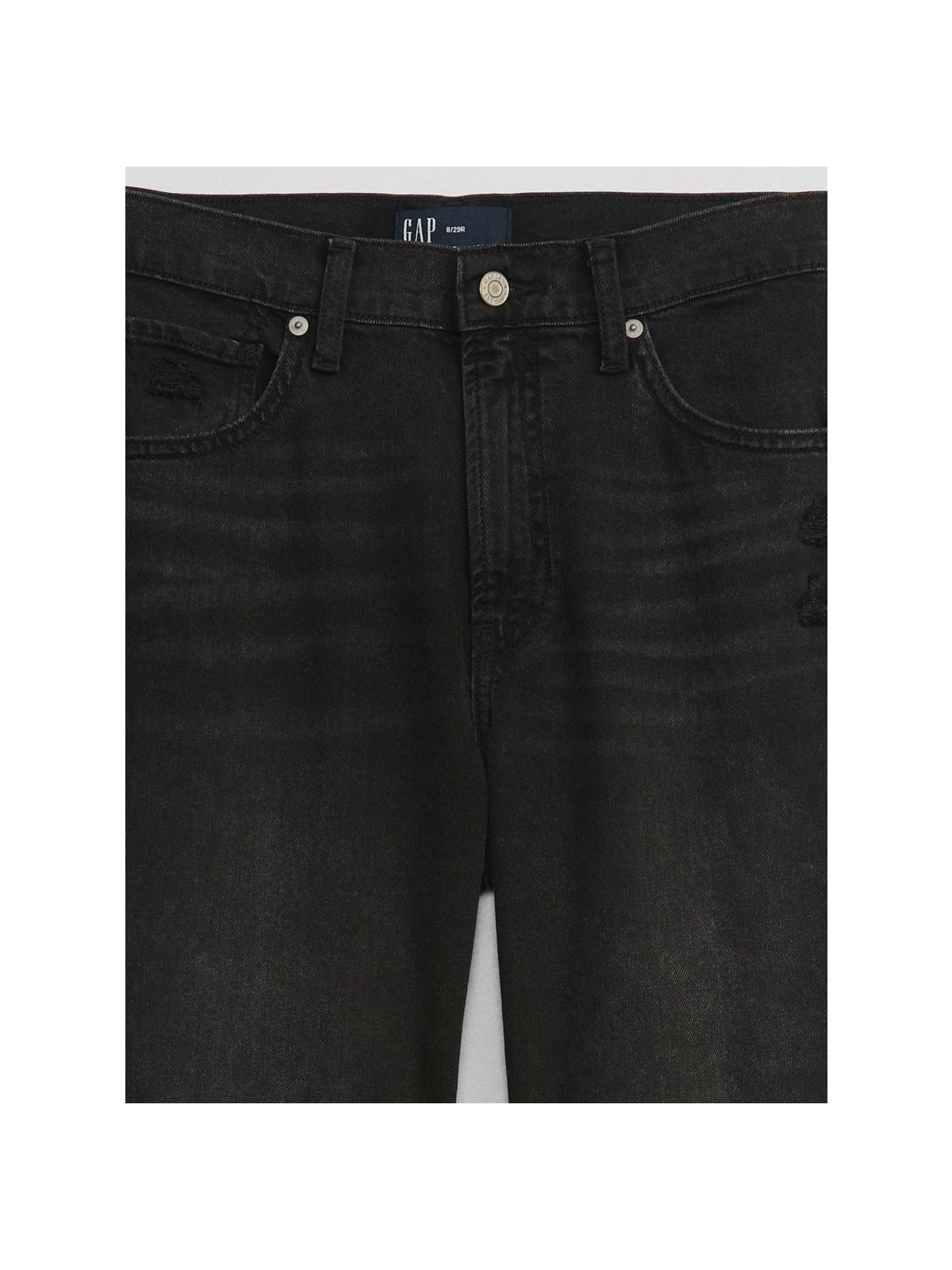 Μαύρο Mid Rise Distressed '90s Loose Jean Παντελόνι με Washwell-872565000