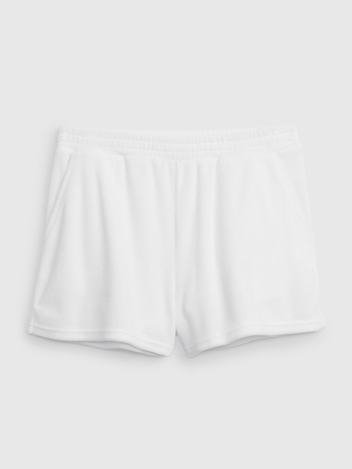 Άσπρο Πετσετέ Easy Pull-On Σορτς-866978002