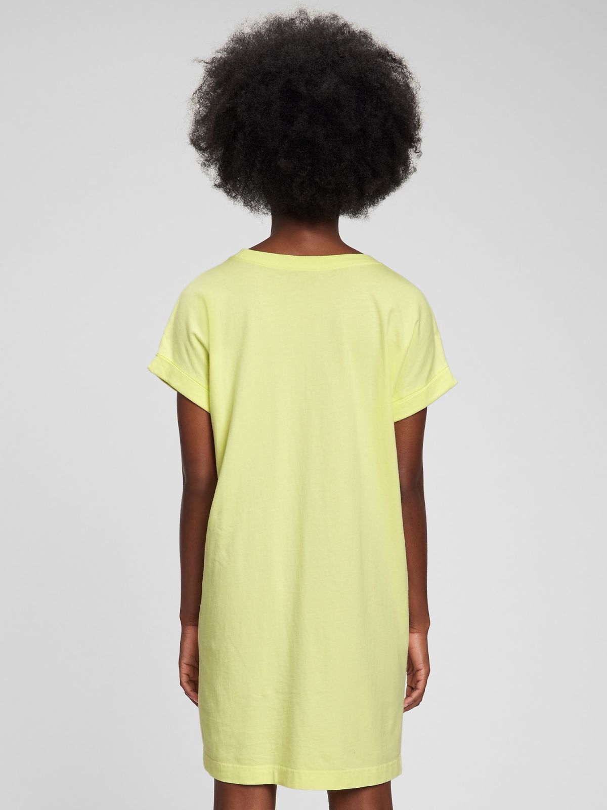 Κίτρινο Pocket T-Shirt Φόρεμα-801854010