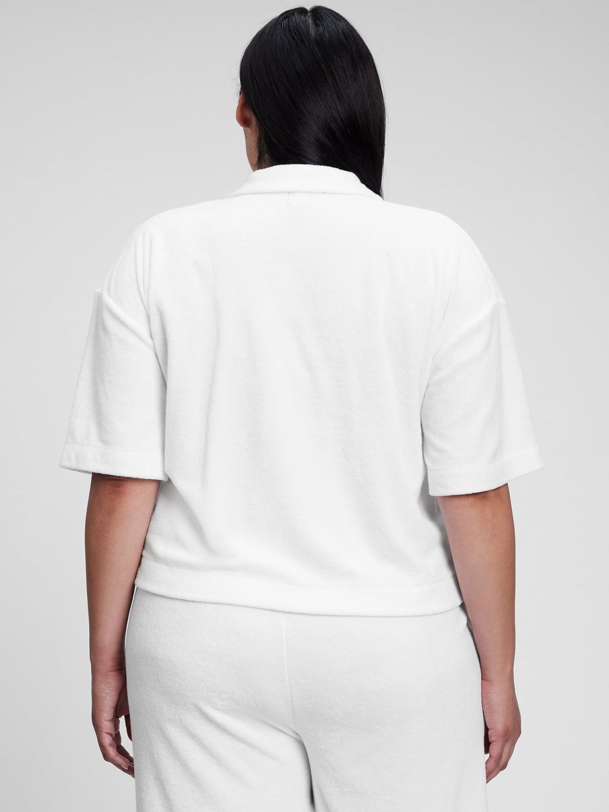 Άσπρο Πετσετέ Vacay Πουκάμισο-863598004