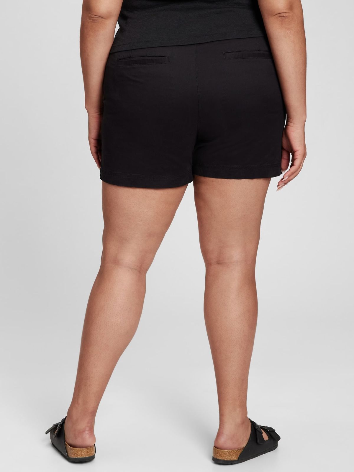 Μαύρο High Rise Girlfriend Σορτς-809225004