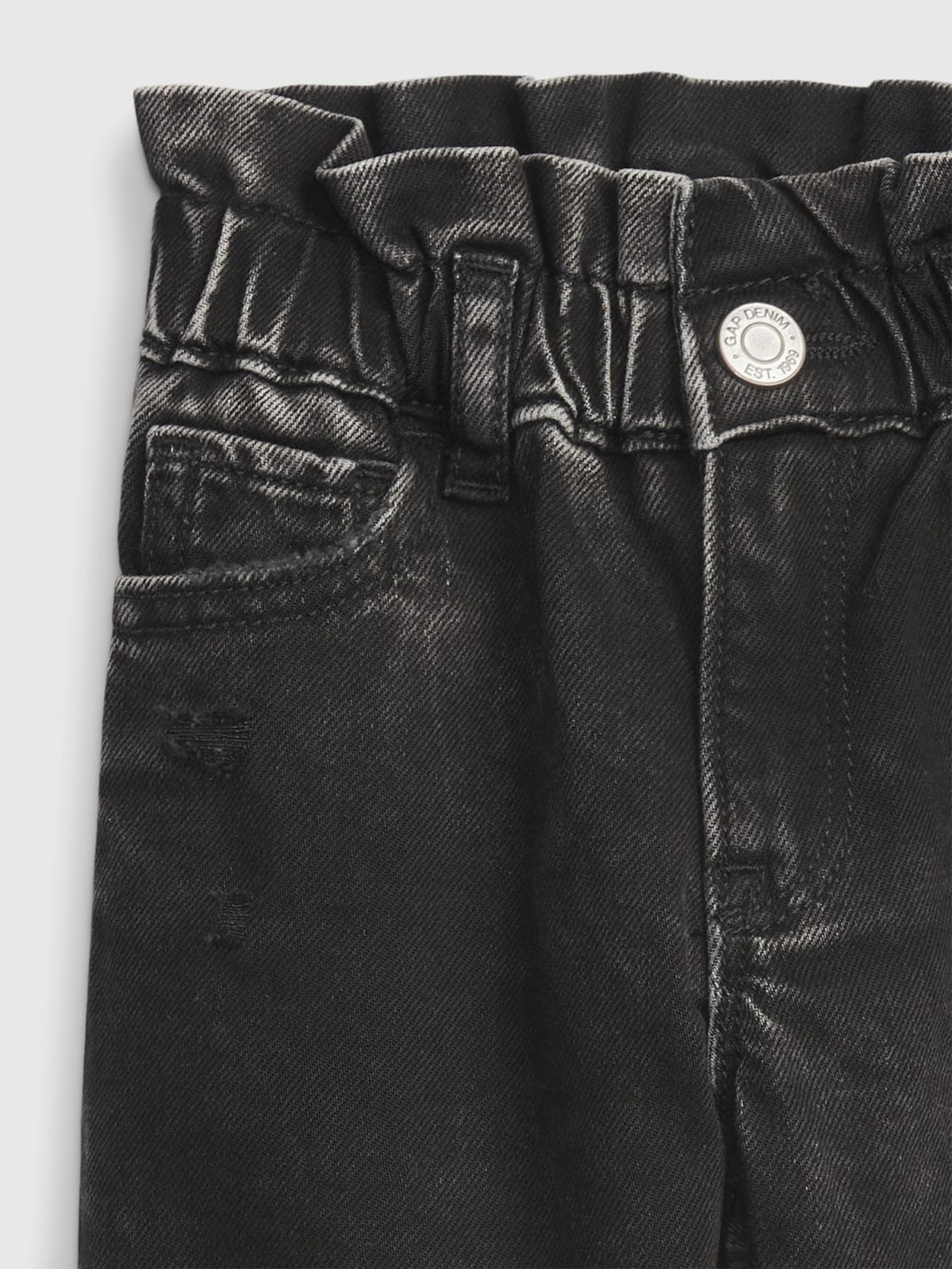 Μαύρο Νηπιακό Just Like Mom Jean Παντελόνι με Washwell-452923000