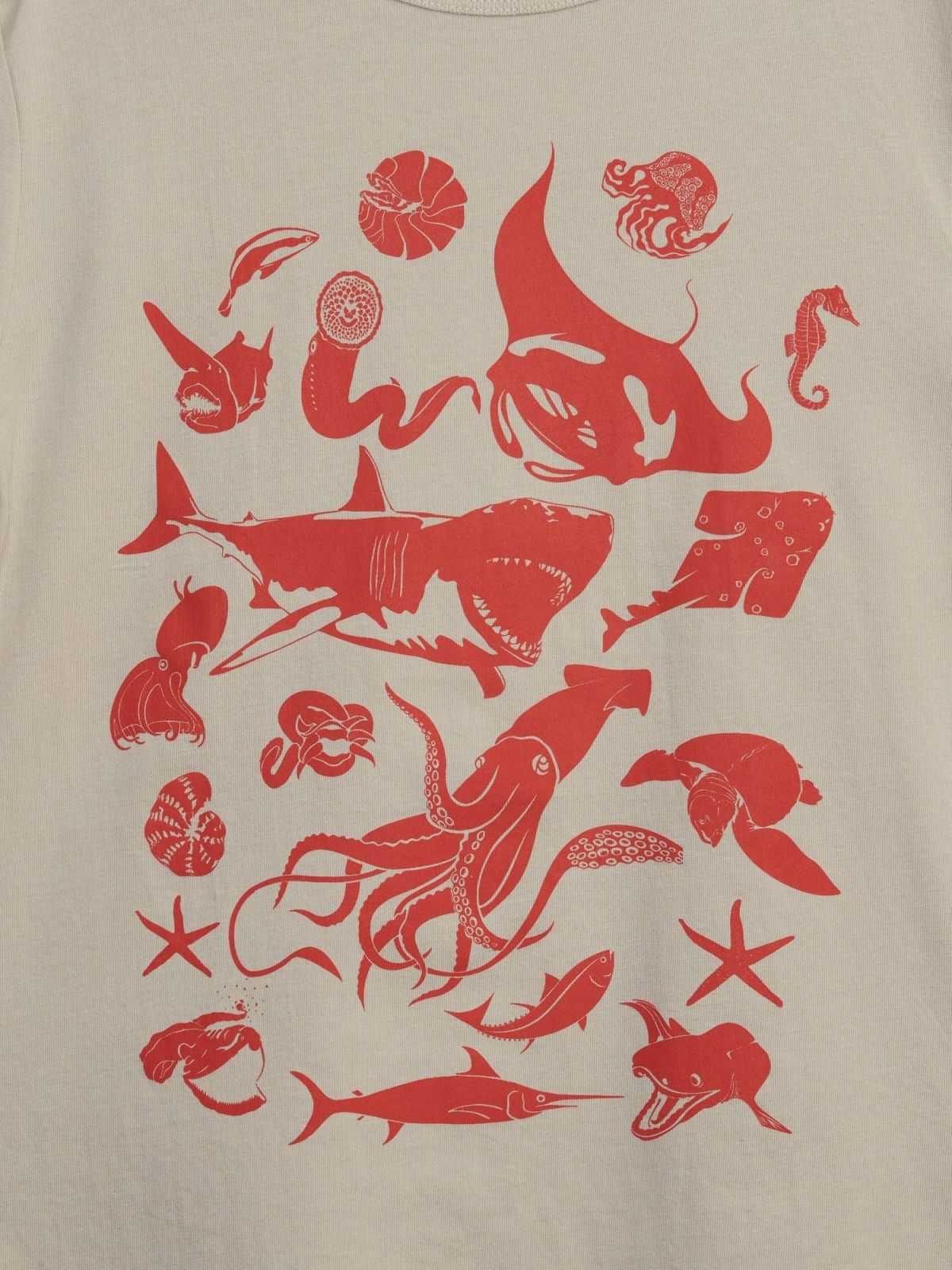 Μπεζ Παιδική Graphic Μπλούζα-427794000