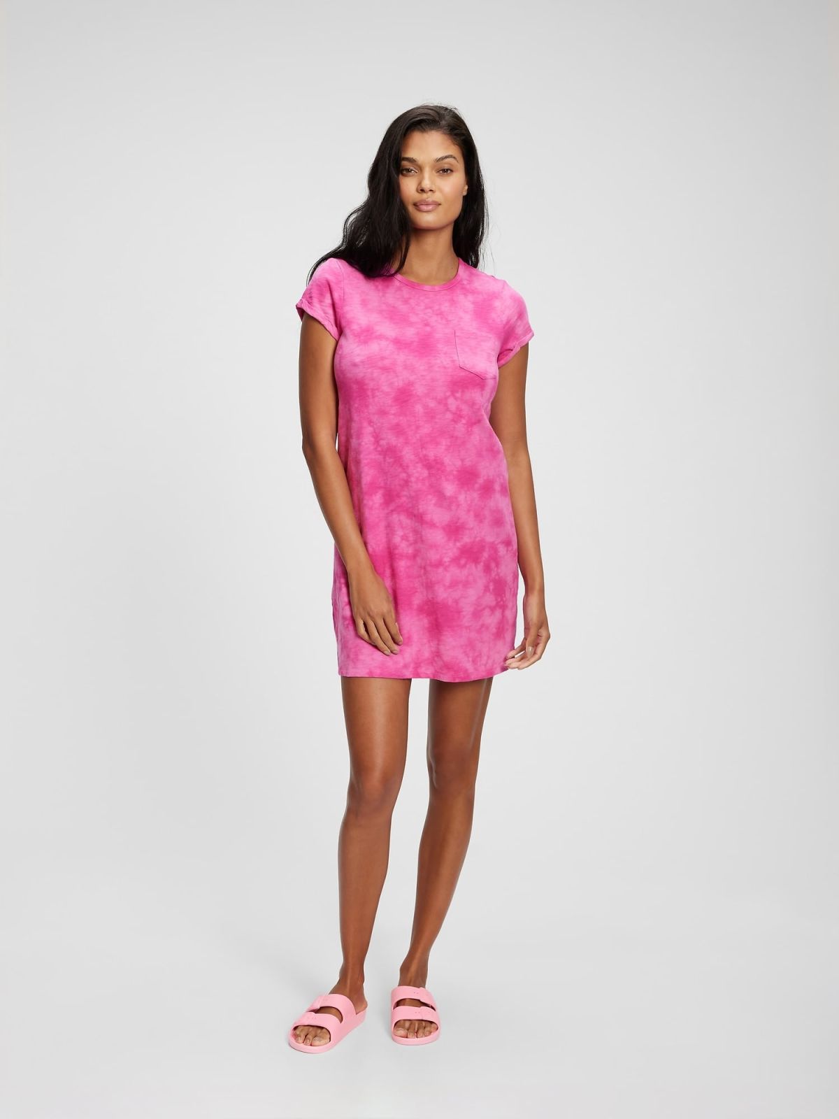 Pocket T-Shirt Dress-578576017