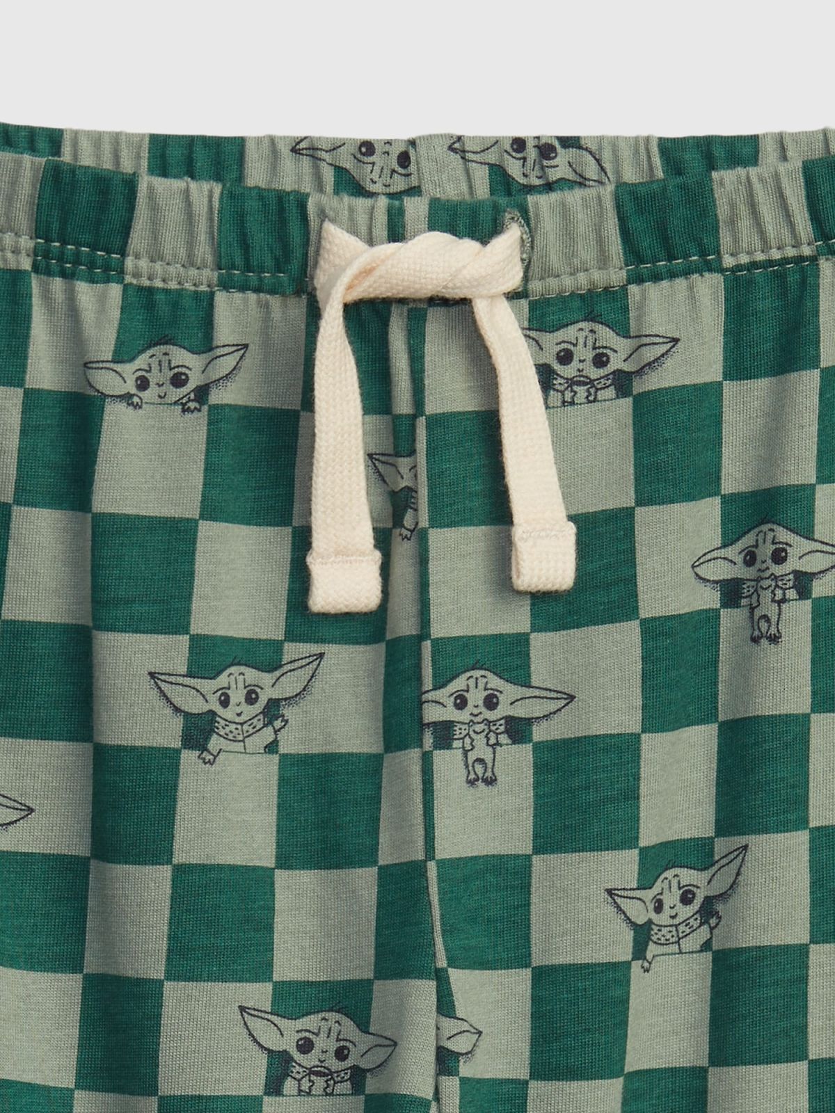 Πράσινο babyGap | Star Wars™ 100% Οργανικό Βαμβάκι Mix and Match Grogu™ Pull-On Παντελόνι-429319000