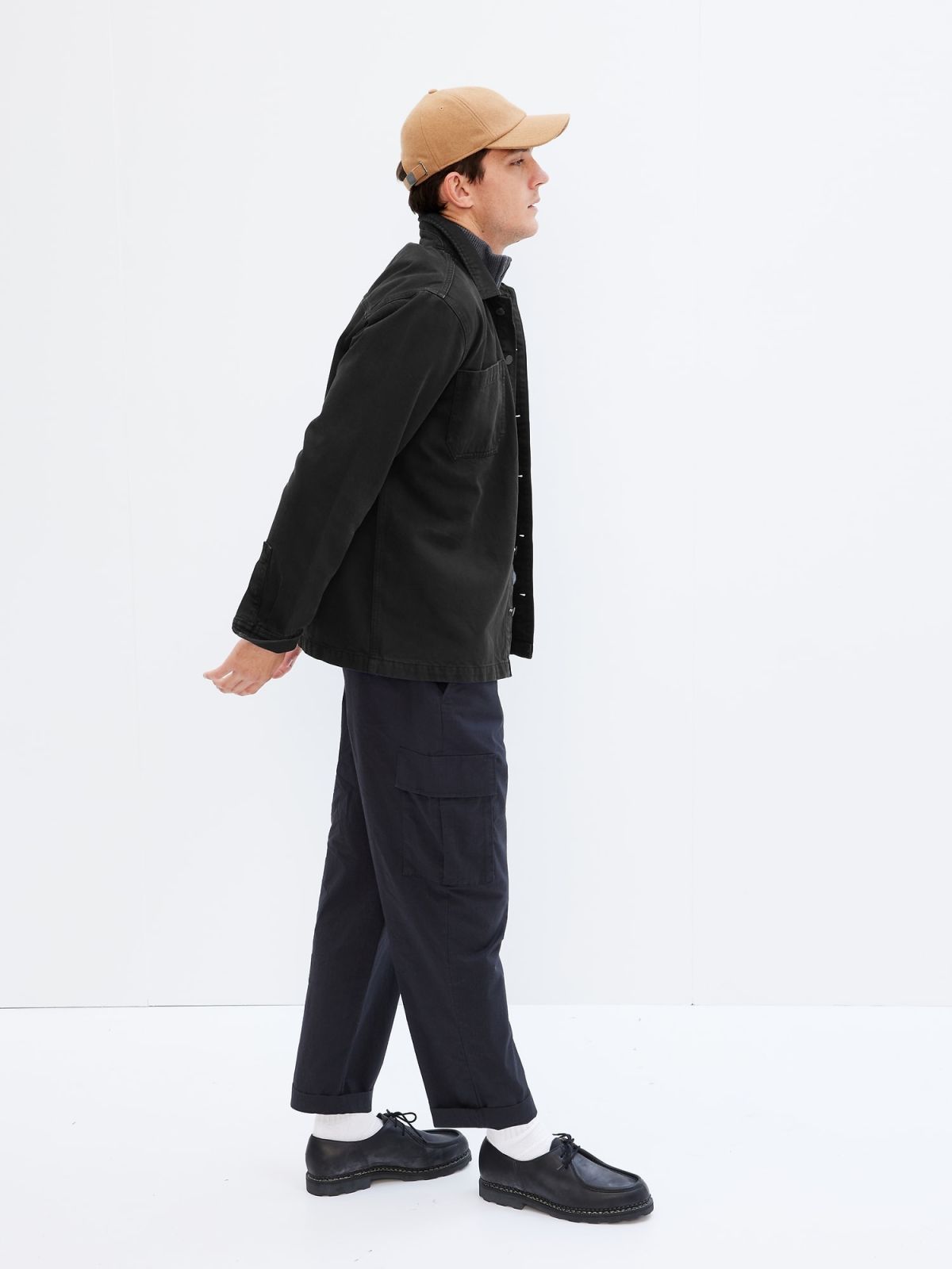 Denim Utility Overshirt-449906001