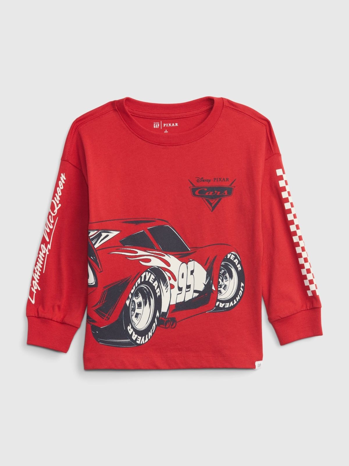 Κόκκινη babyGap | Disney 100% Οργανικό Βαμβάκι Cars Graphic Μπλούζα-431424000