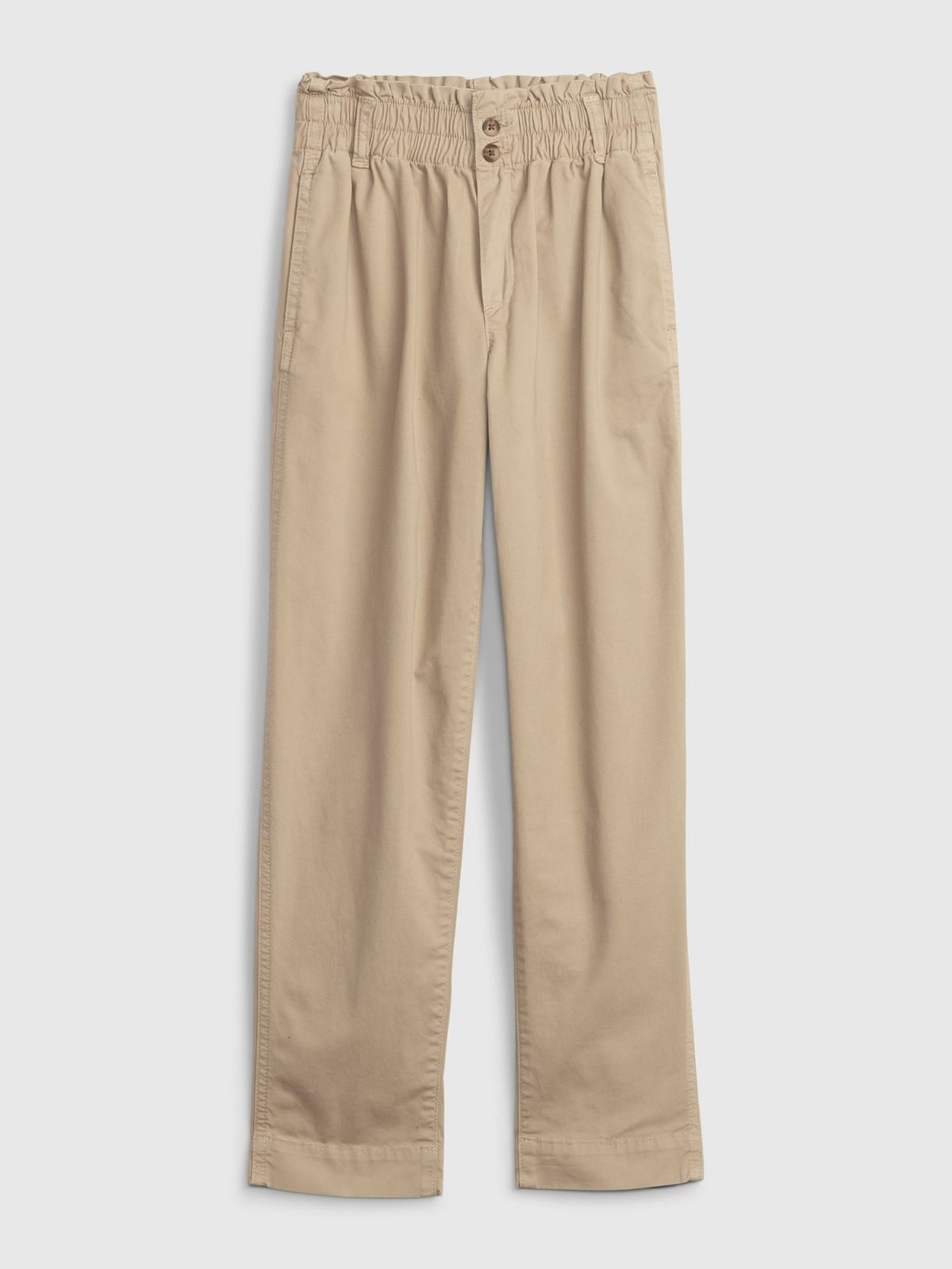 Μπεζ Παιδικό Smocked Khakis Παντελόνι με Washwell-416204000