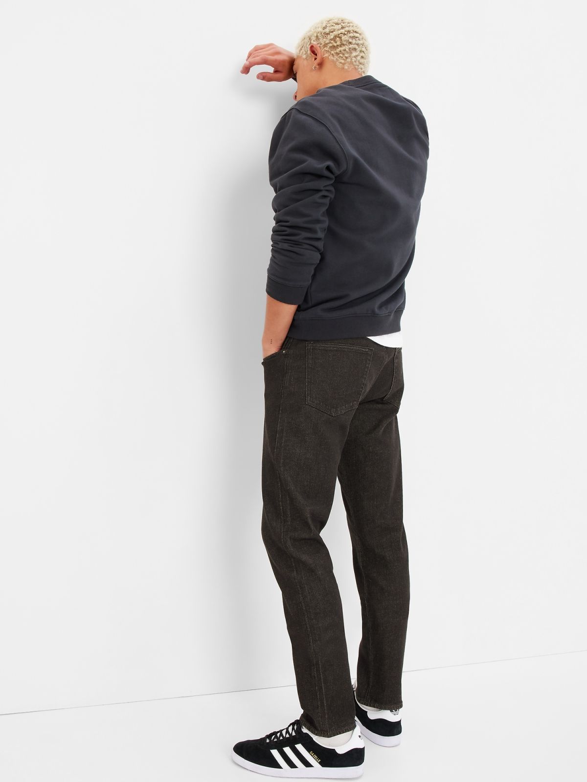 Μάυρο Slim Jean Παντελόνι σε SoftFlex-455579000