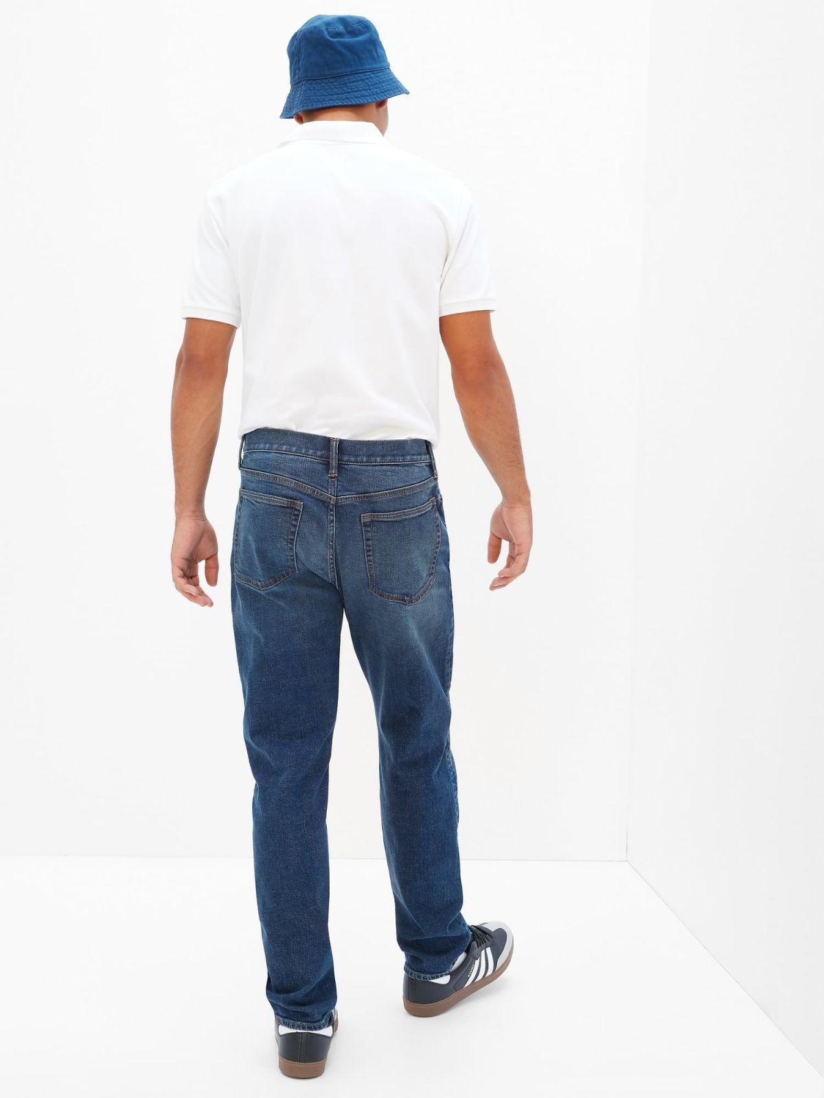 Μπλε Straight Taper GapFlex Jean Παντελόνι με Washwell-452608000
