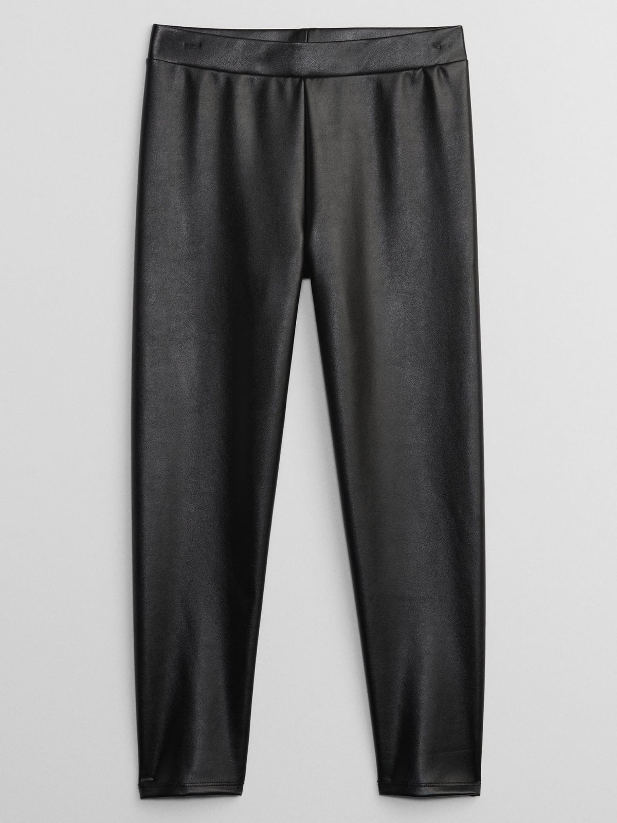 Μαύρο Παιδικό Συνθετικό-Δέρμα Legging Κολάν-452021000