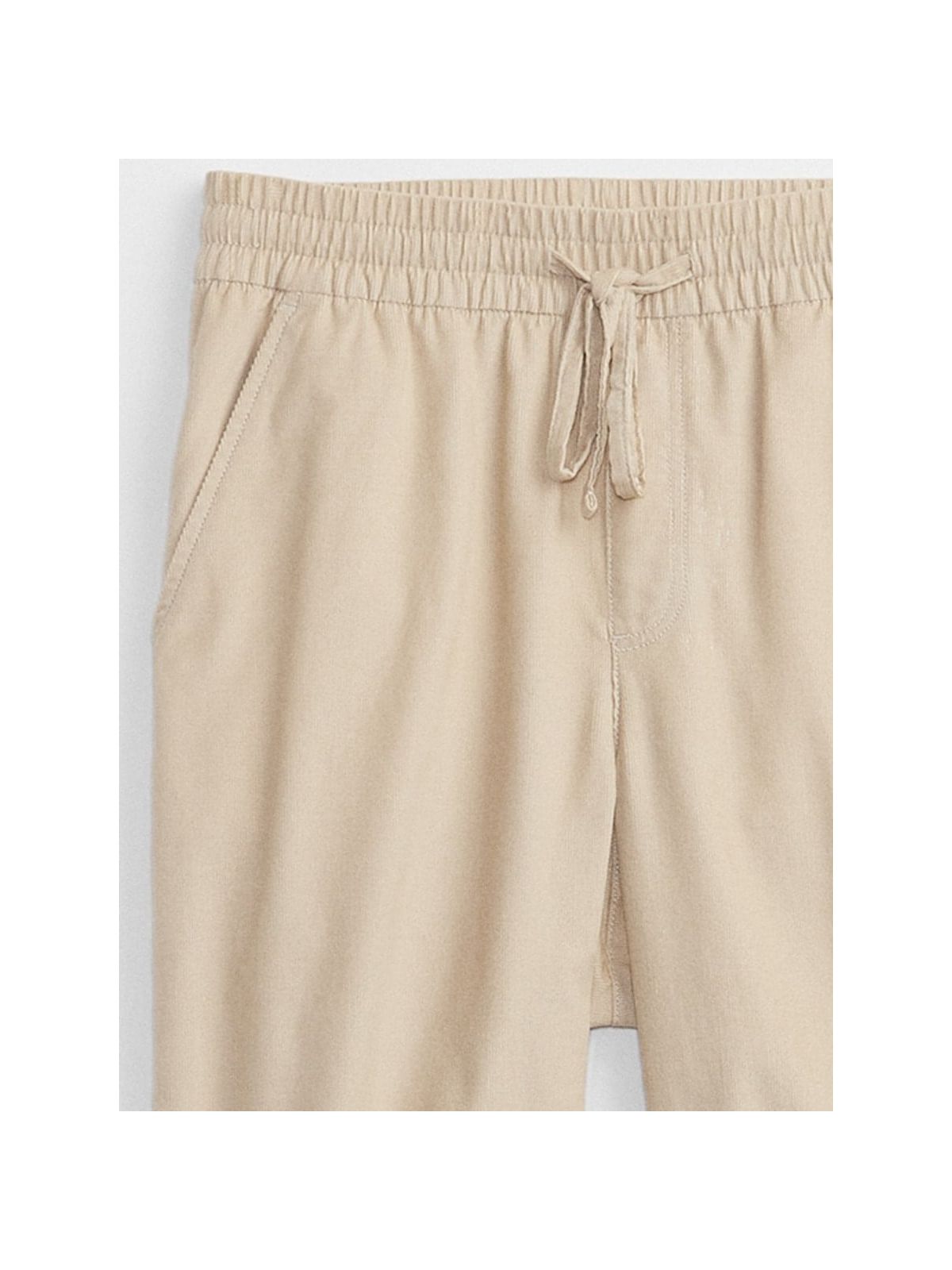 Μπεζ Mid Rise Κοτλέ Easy Παντελόνι-426649001