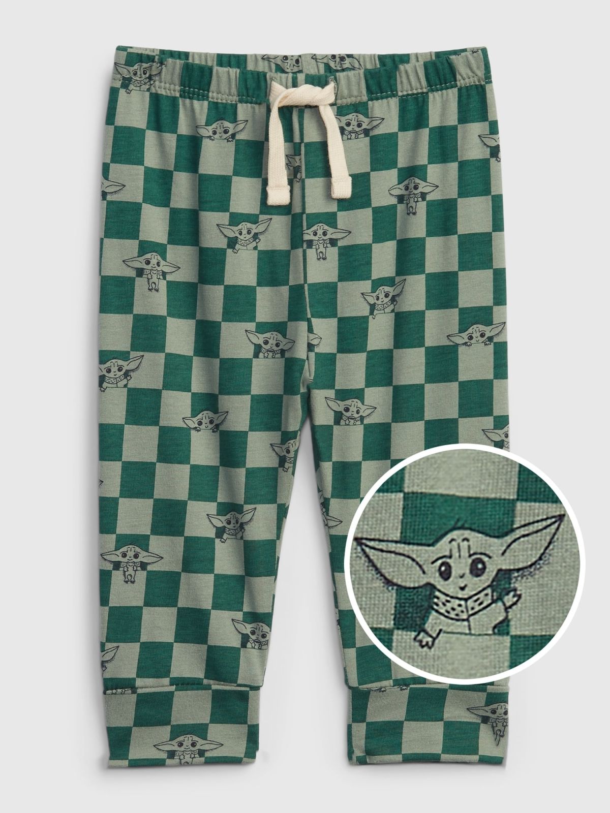 Πράσινο babyGap | Star Wars™ 100% Οργανικό Βαμβάκι Mix and Match Grogu™ Pull-On Παντελόνι-429319000