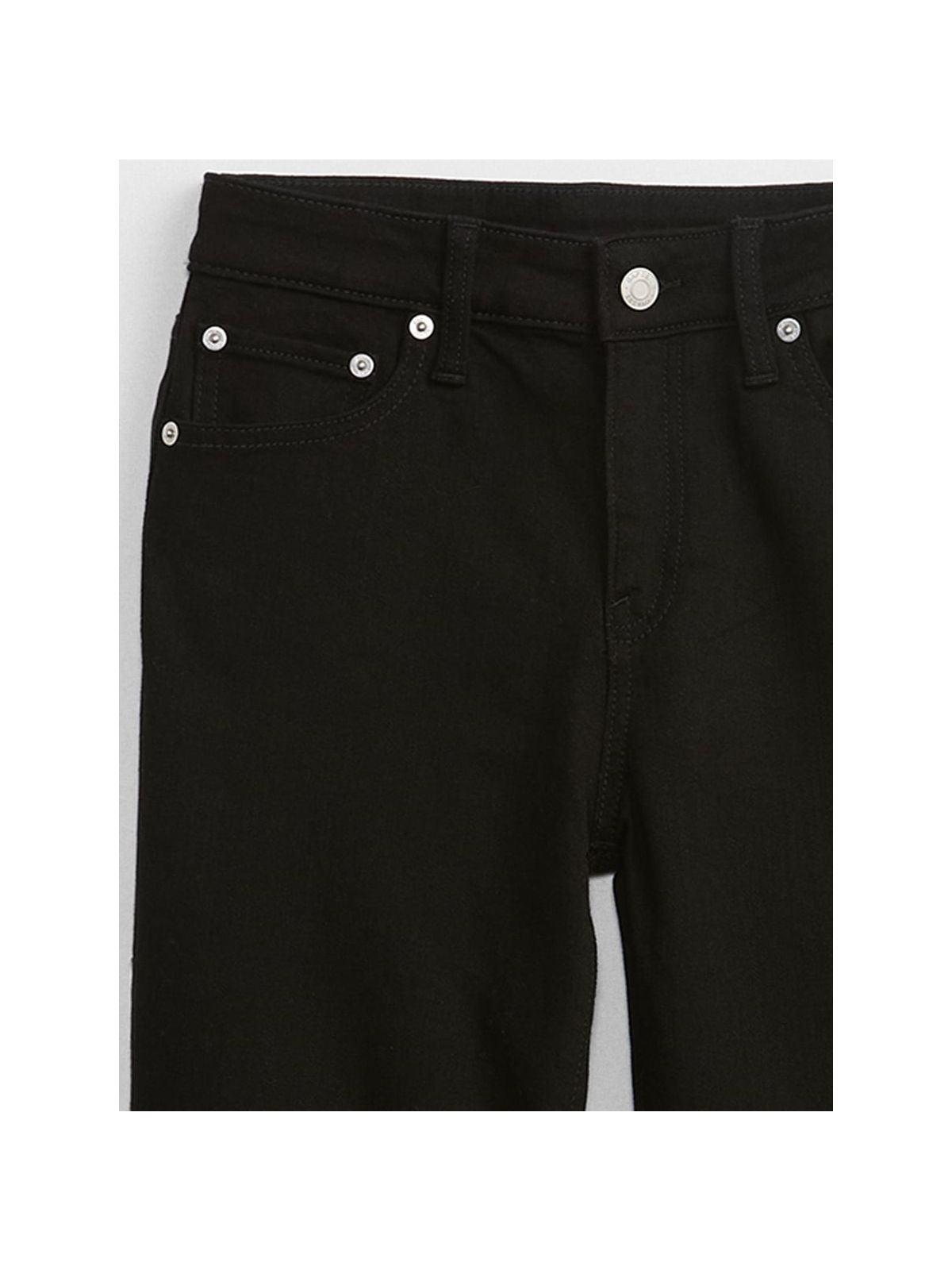 Μαύρο Mid Rise Classic Straight Leg Jean Παντελόνι με Washwell-447128000