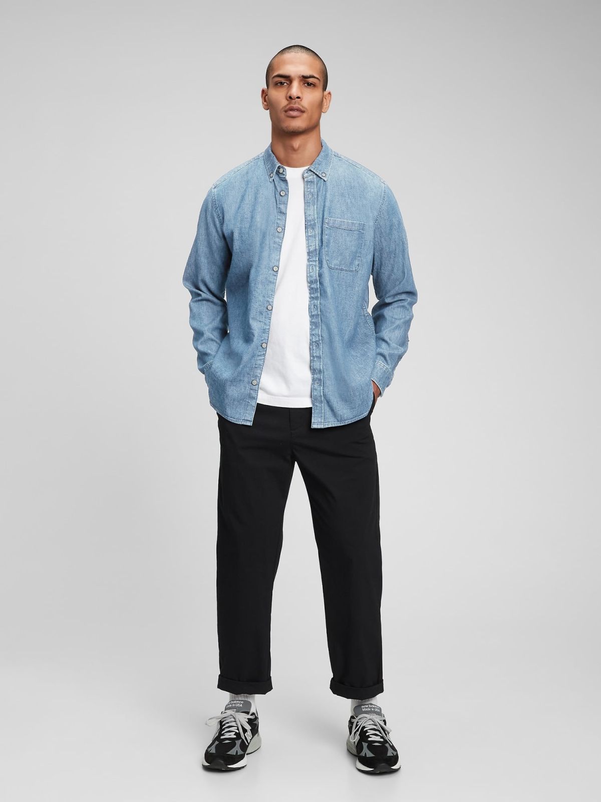 Denim Pocket Shirt-736872001