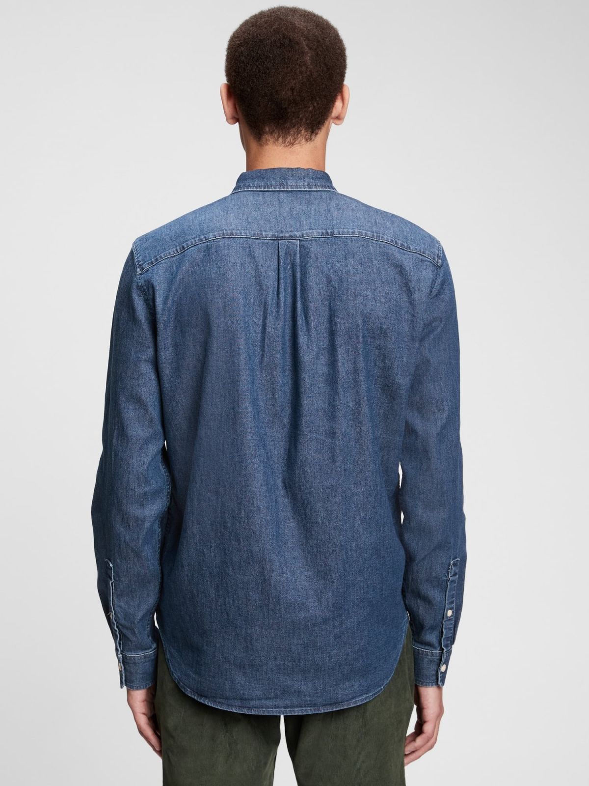 Μπλε Denim Pocket Πουκάμισο-736872000