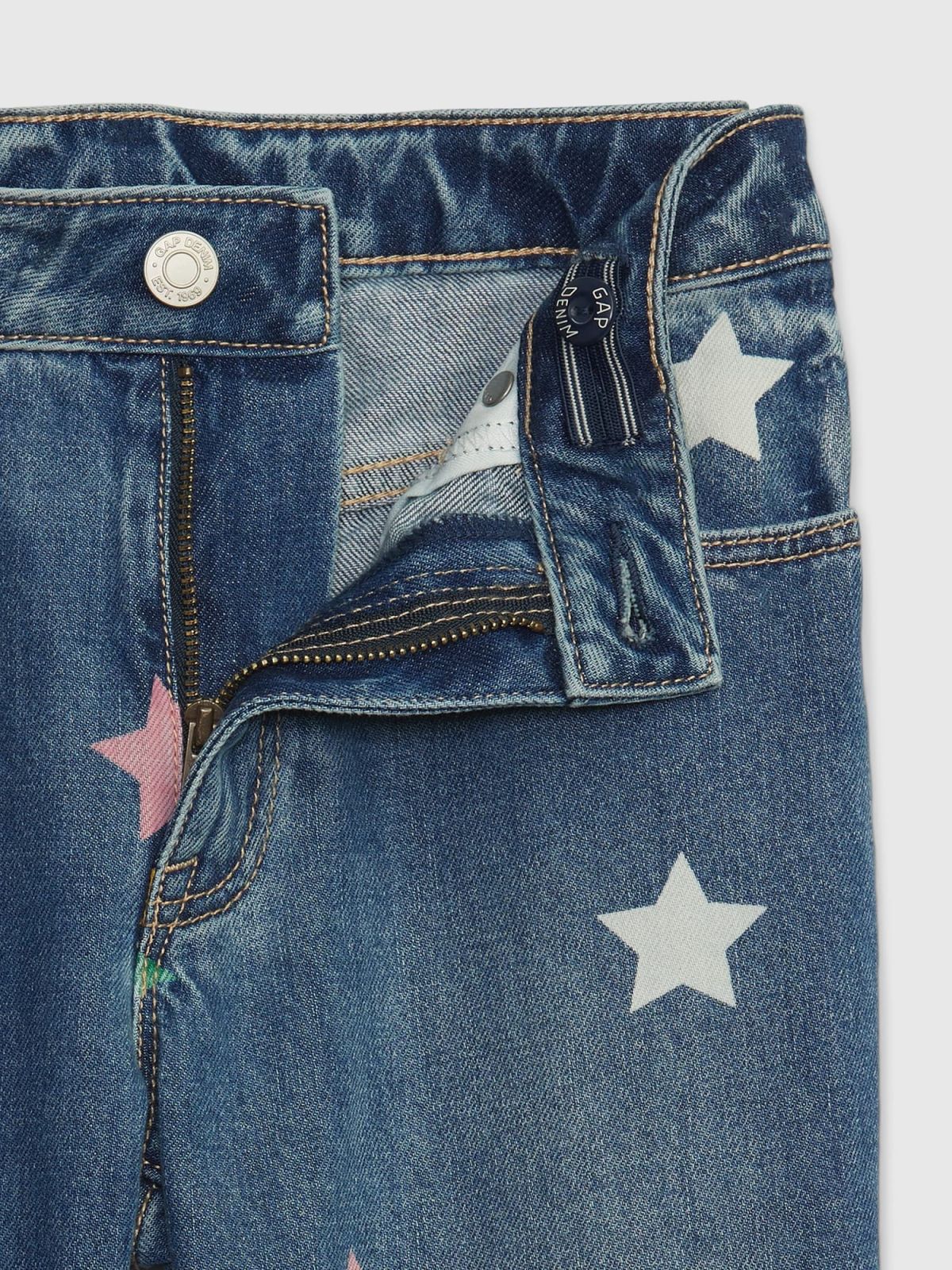 Μπλε Παιδικό Mid Rise Star Girlfriend Jean Παντελόνι με Washwell-484089000