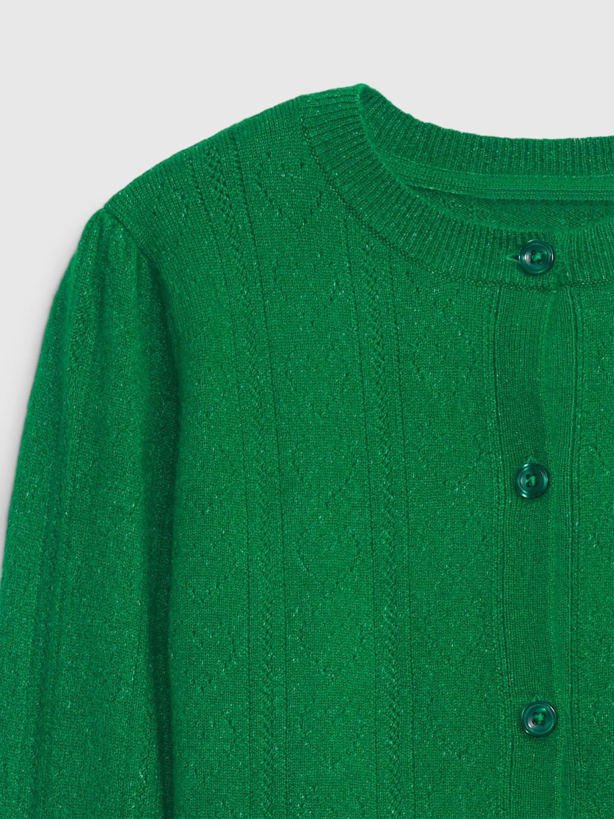 Kids Heart Pointelle Cardigan-487697001
