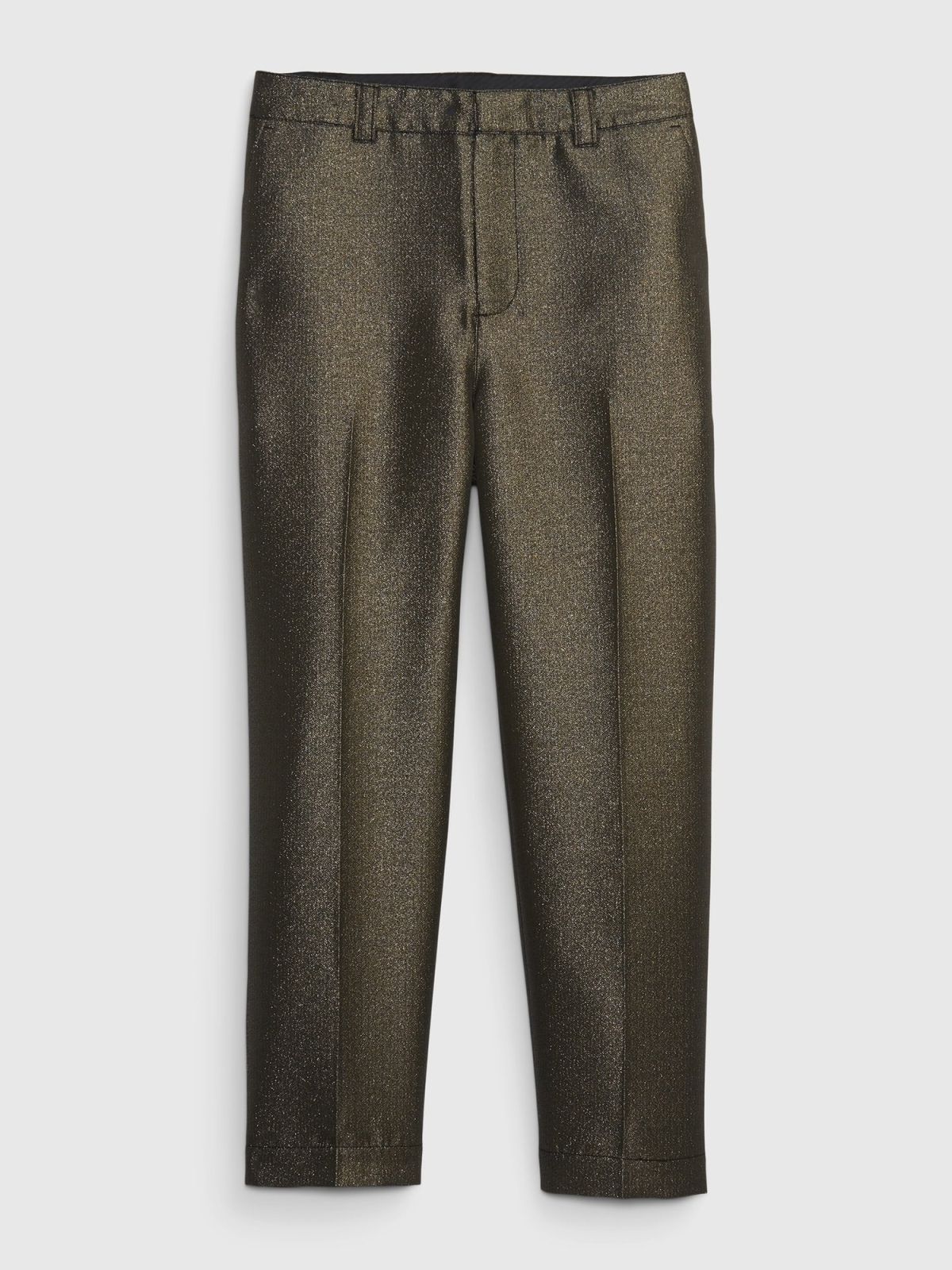 Metallic Straight Up Pants-507095000