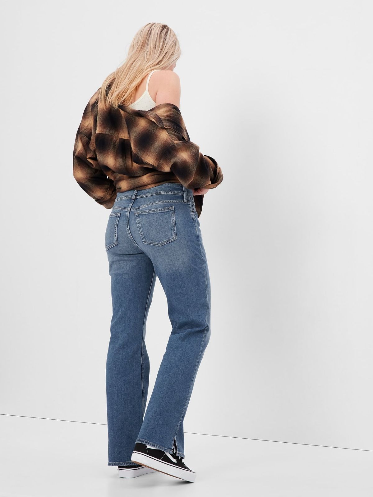 Μπλε Teen Low Rise Vintage Boot Παντελόνι με Washwell-454414000