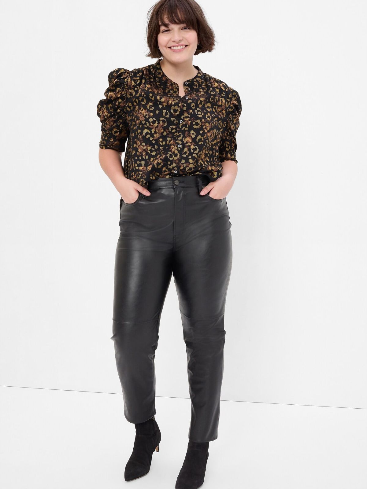Puff Sleeve Shirt-484561000