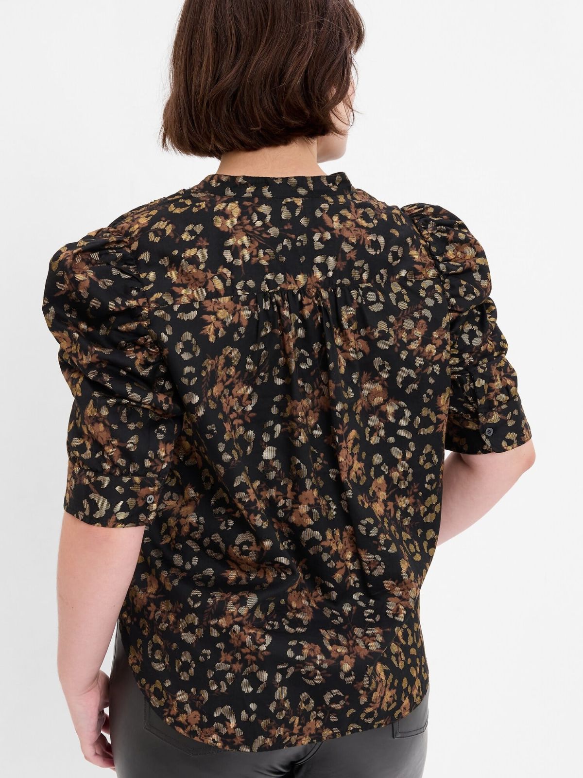 Puff Sleeve Shirt-484561000