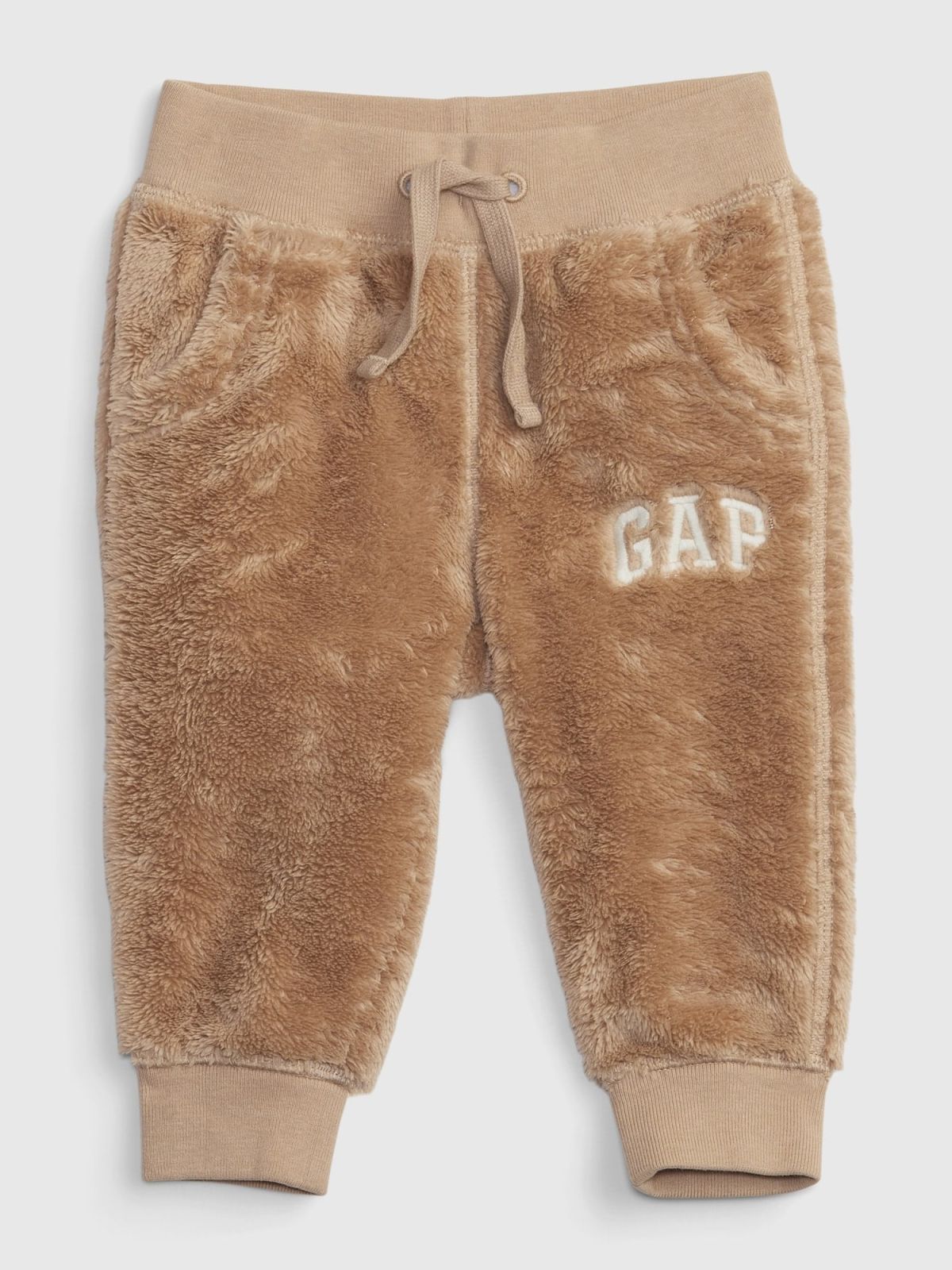 Καφέ Βρεφικό Gap Logo Sherpa Παντελόνι Φόρμα-506463000