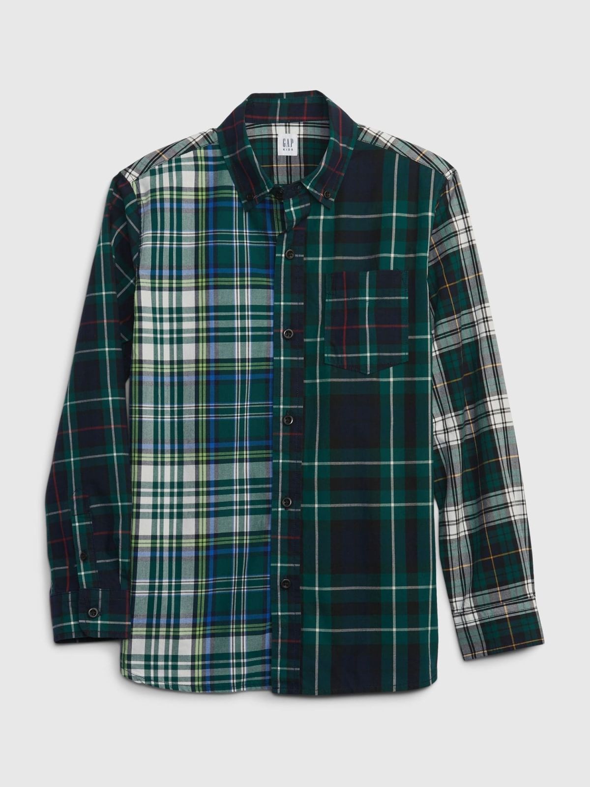 Multi Παιδικό Plaid Poplin Πουκάμισο-427969002