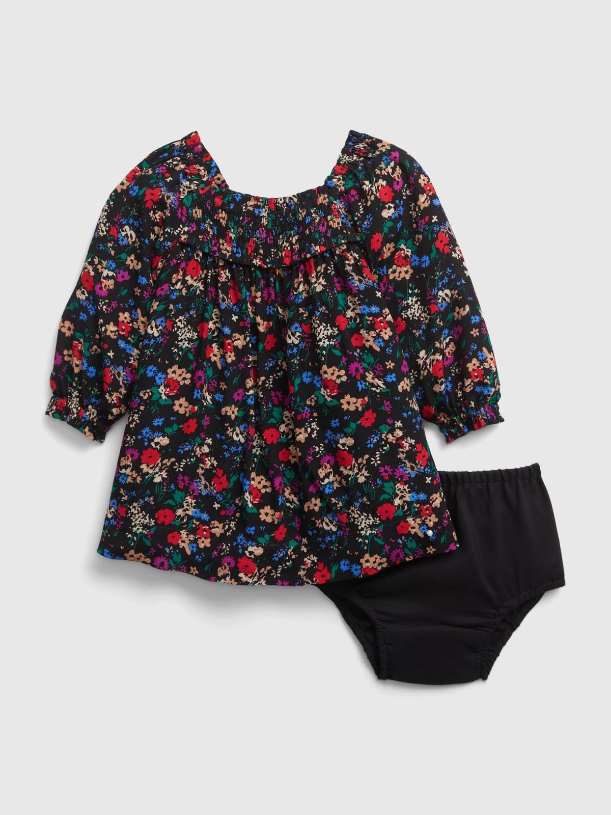Baby LENZING™ ECOVERO™ Smocked Floral Dress-486307000