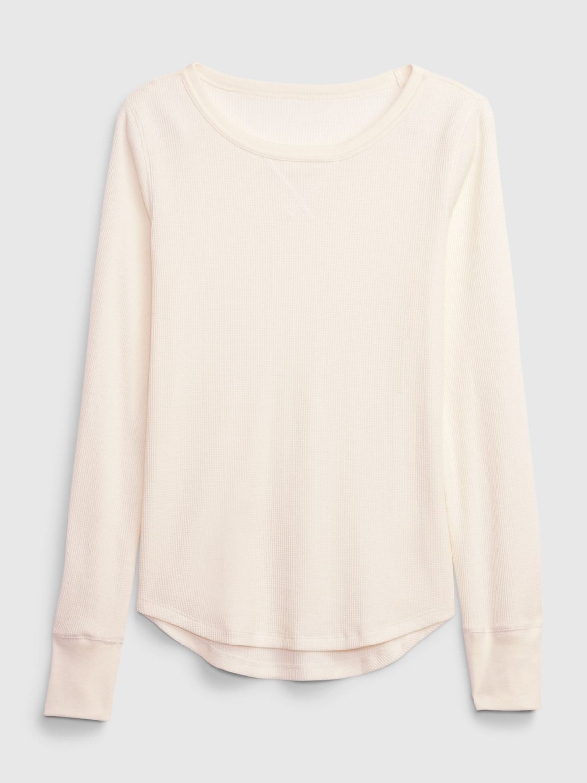 Μπεζ Waffle Μπλούζα-484414005