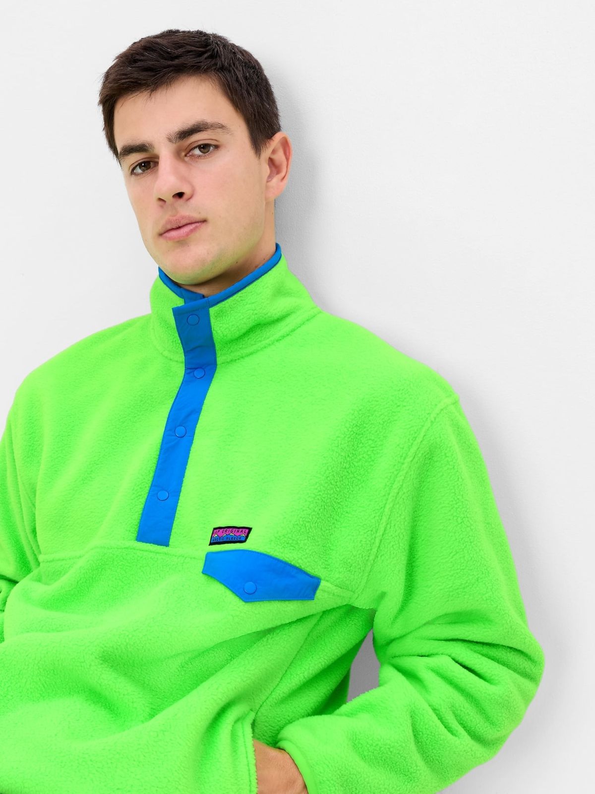 Πράσινο Arctic Fleece Mockneck Πουλόβερ-479514005