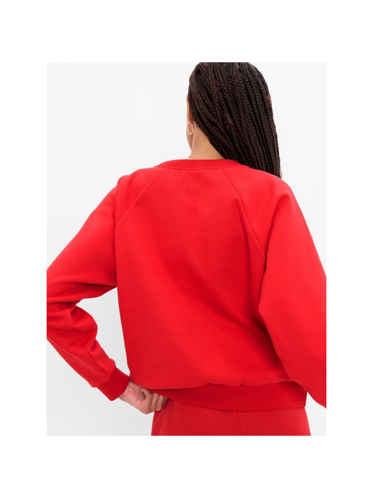 Κόκκινο Vintage Soft Raglan Φούτερ-424266011