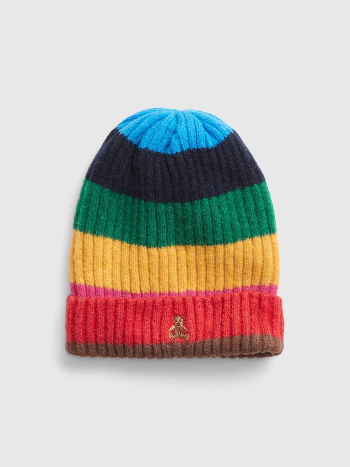 Baby Happy Stripe Beanie-476387000